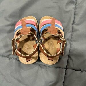 Oshkosh Multicolor Strappy Sandals size 4